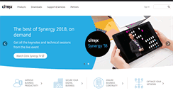 Desktop Screenshot of citrix.com