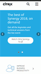 Mobile Screenshot of citrix.com