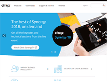 Tablet Screenshot of citrix.com
